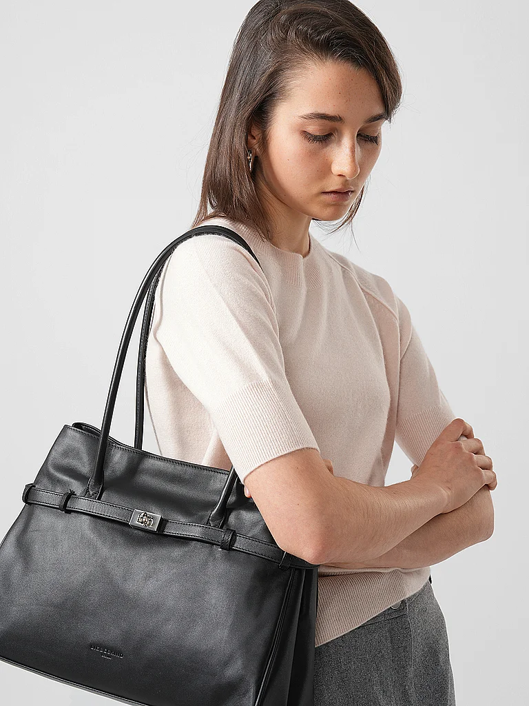 LIEBESKIND BERLIN Ledertasche - Henkeltasche NORI Large schwarz damen 2